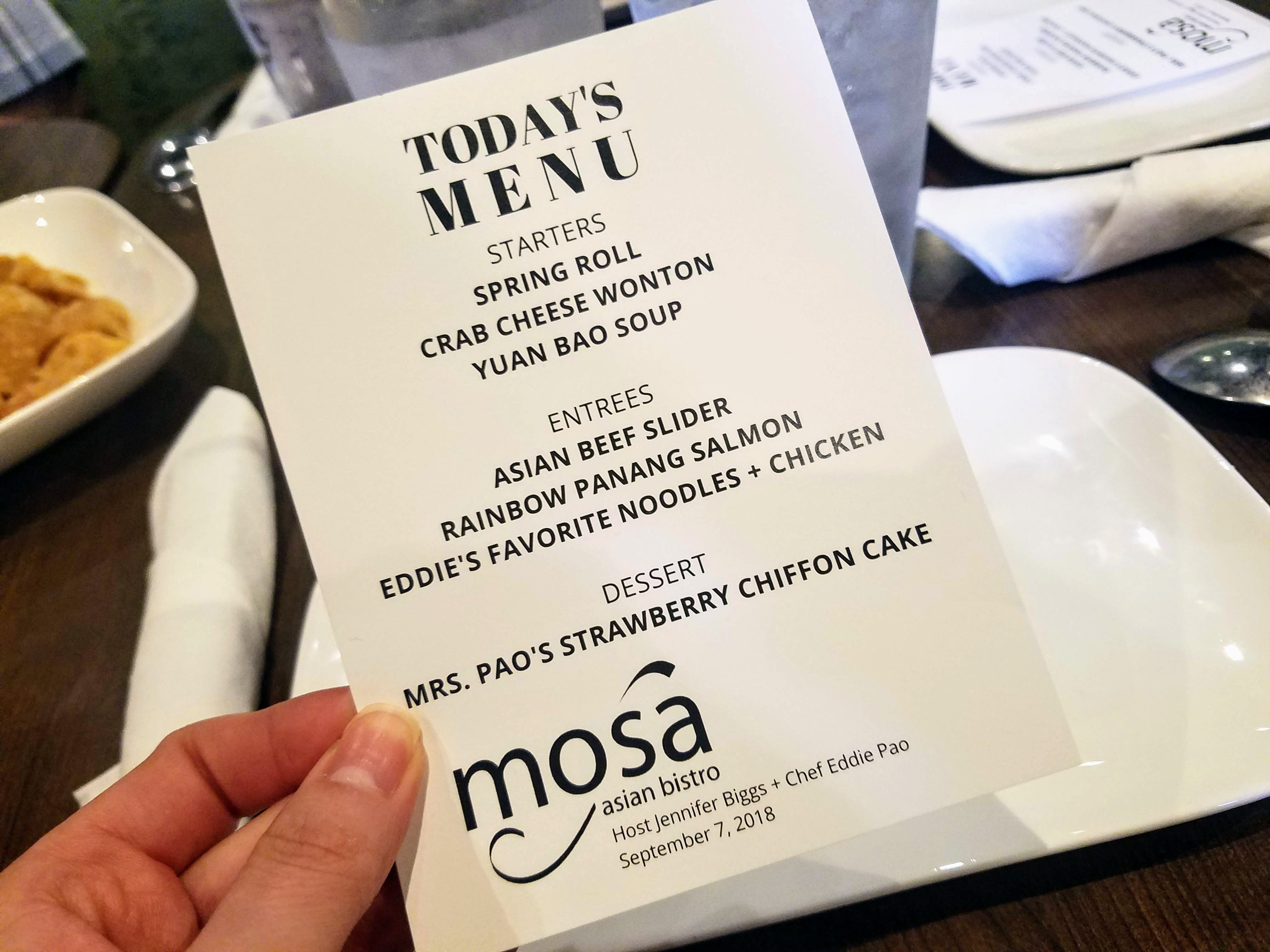 Mosa Asian Bistro